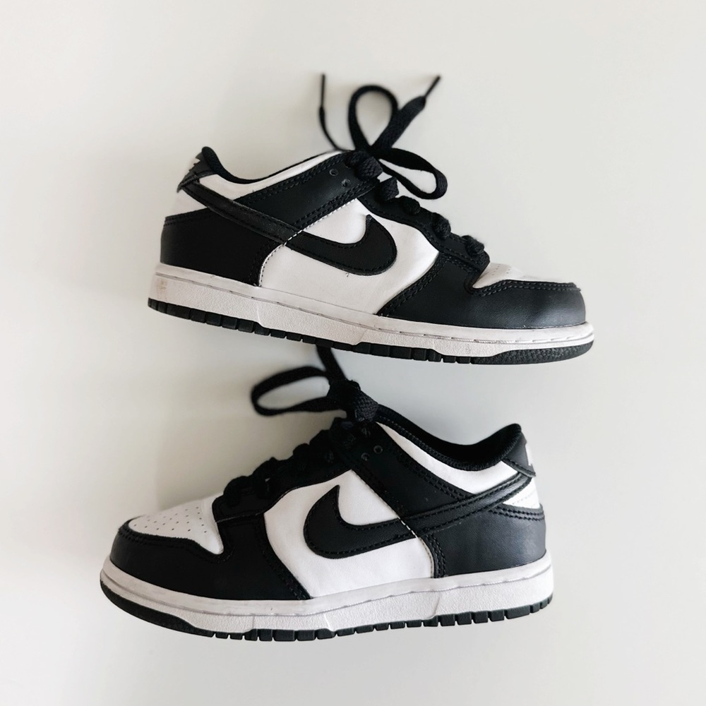 Nike kids 12C panda dunk low sneakers